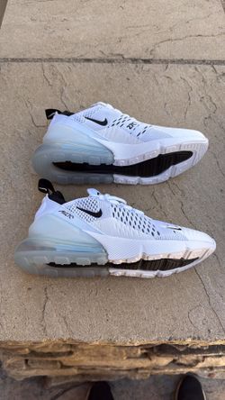 New Nike air max 270 white black shoes Women’s 5.5 6.5 10, Youth 4y 5y, Men’s 8.5