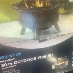 Fire Pit With Cooking Grate