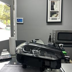 BMW X3/X4 G01/G02 ORIGINAL CHROME RIGHT PASSENGER LED HEADLIGHT HOUSING 2022/2023/2024