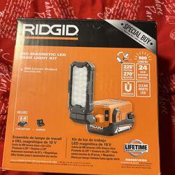 Ridgid Light Battery And Charger 