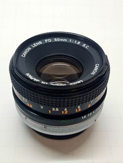 Canon FD 50mm f/1.8 S.C.