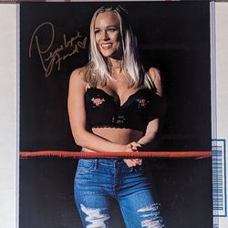 Penelope Ford signed 8x10 photo WWE AEW TNA 