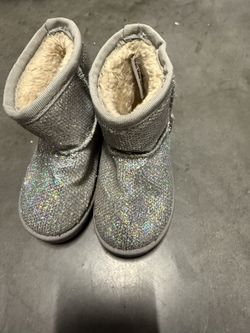 Baby Girl Silver Boots