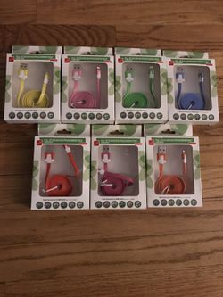 5 for $12 New in Box Lightning USB OTG Charge Sync Cables iPhone iPad