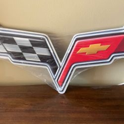 Corvette – wall art metal