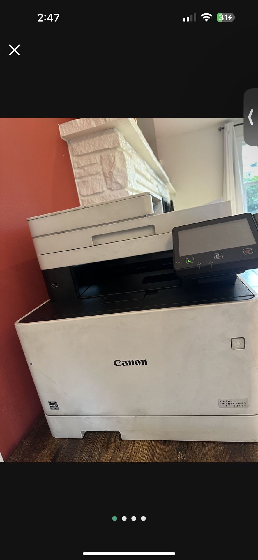 $150 - Canon Color imageCLASS MF733Cdw - All in One, Wireless, Duplex Laser Printer