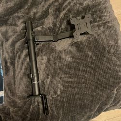 Single monitor desk mount