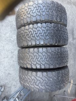 4 used tires 275/65r18 bfgoodrich ko2 💵free installation and balance ‼️👌