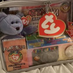  Ty Beanie Baby Bag First Addition Clubby (Sealed From 1999)