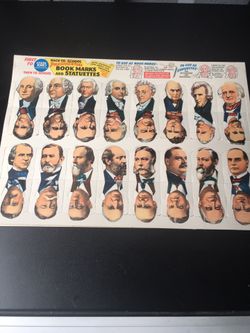 Late 40’s bookmarks as a back to school gift..