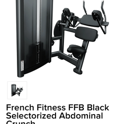 French Fitness Selectorized Abdominal Crunch
