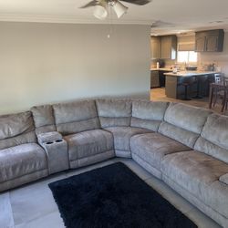 Huge Light Brown Sectional 