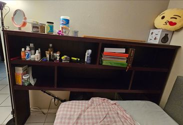 Head board with shelf