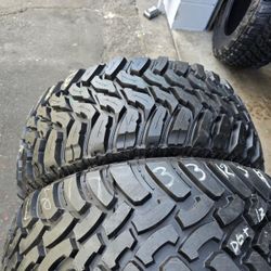 Only 2 Used Tires  Lt33x12.50r17
Terrain Grabber 
Cooper Discoverer 
$299.00 both
