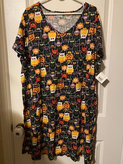 Sleepwear 2X-3X Ladies Sleep Shirt