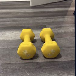 Dumbbells 8 and 10 lb set