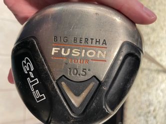Callaway Big Bertha Fusion FT-3 10° (draw bias) with Aldila NVS 65-S shaft