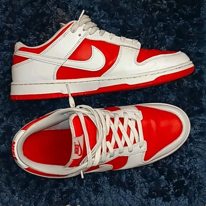 Red Nike Dunks Lows 