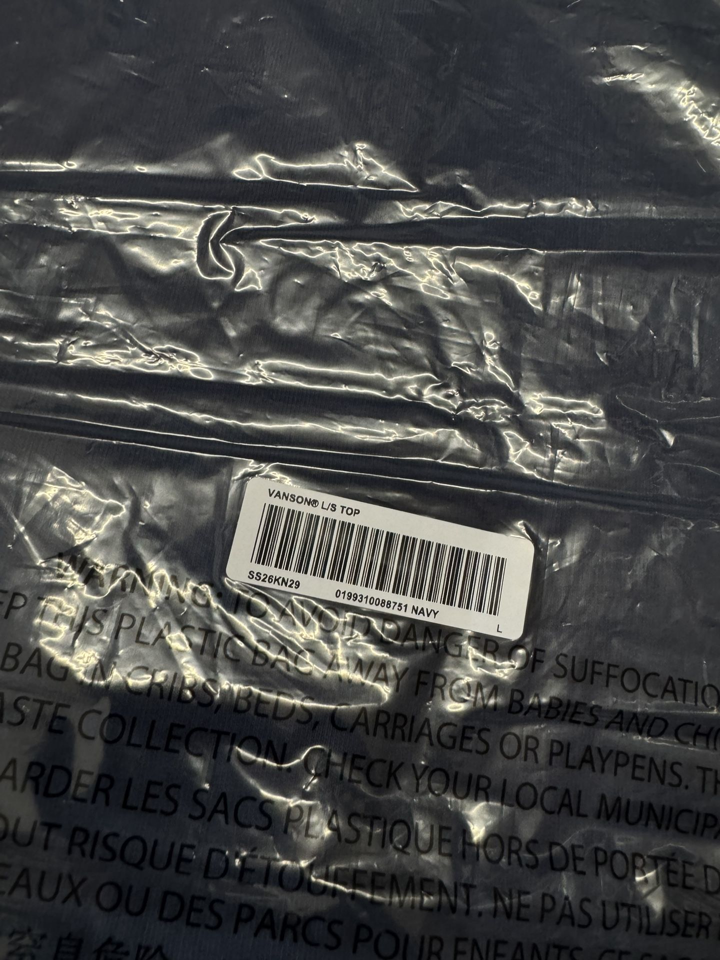 SUPREME VANSON LEATHERS L/S SHIRT SIZE LARGE