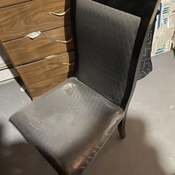 Chair new condition, plastic still on chair