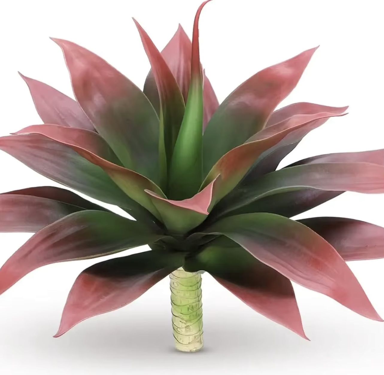 Fake Agave Plants 20 Inch Fake Succulents Plants Artificial Plants Indoor Outdoor Faux Plants Aloe Vera Plant Greenery Stem Without Pot, Silk Plants f