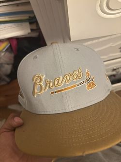 Atlanta Braves Hat Cap 2000 All Star Game Gold 59Fifty