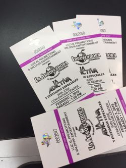 Tickets para la arrolladora