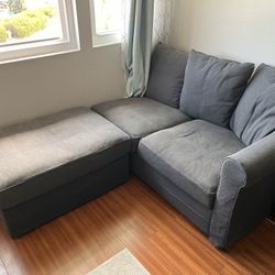 2-Seater Couch With Storage Box/Seat