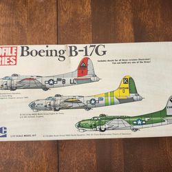 MPC Profile Series Boeing B-17G Model Airplane Kit 1/72 2-2501
