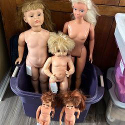 Play Dolls ( 9 Doll Lot Sale) 