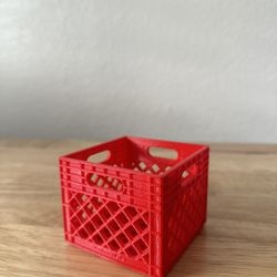 Miniature Milk Crate Planters