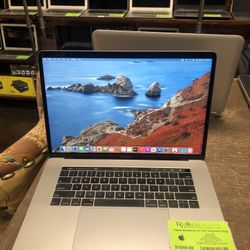 2018 Apple MacBook Pro 15.4” Touchbar i7 2.60GHz Six Core 16GB RAM 512GB SSD 4GB GPU AppleCare 6/22