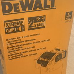 New DeWalt Air Compressor 20 gallon