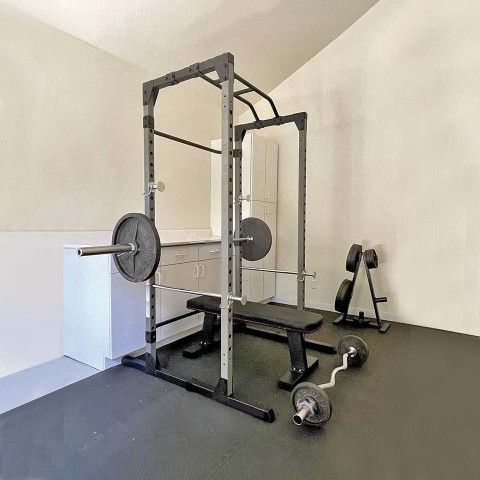 Home Gym (7ft H 4.5ft D 4ft W) - $1,000