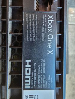 Xbox 1 Model 1787 bundle