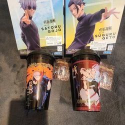 SEGA Luminasta Jujutsu Kaisen Satoru Gojo Murasaki Sukuna figure set