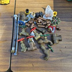 Brass spicketts copper fittings all brand new never used.