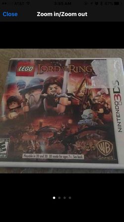 3ds-Lego lord of rings game