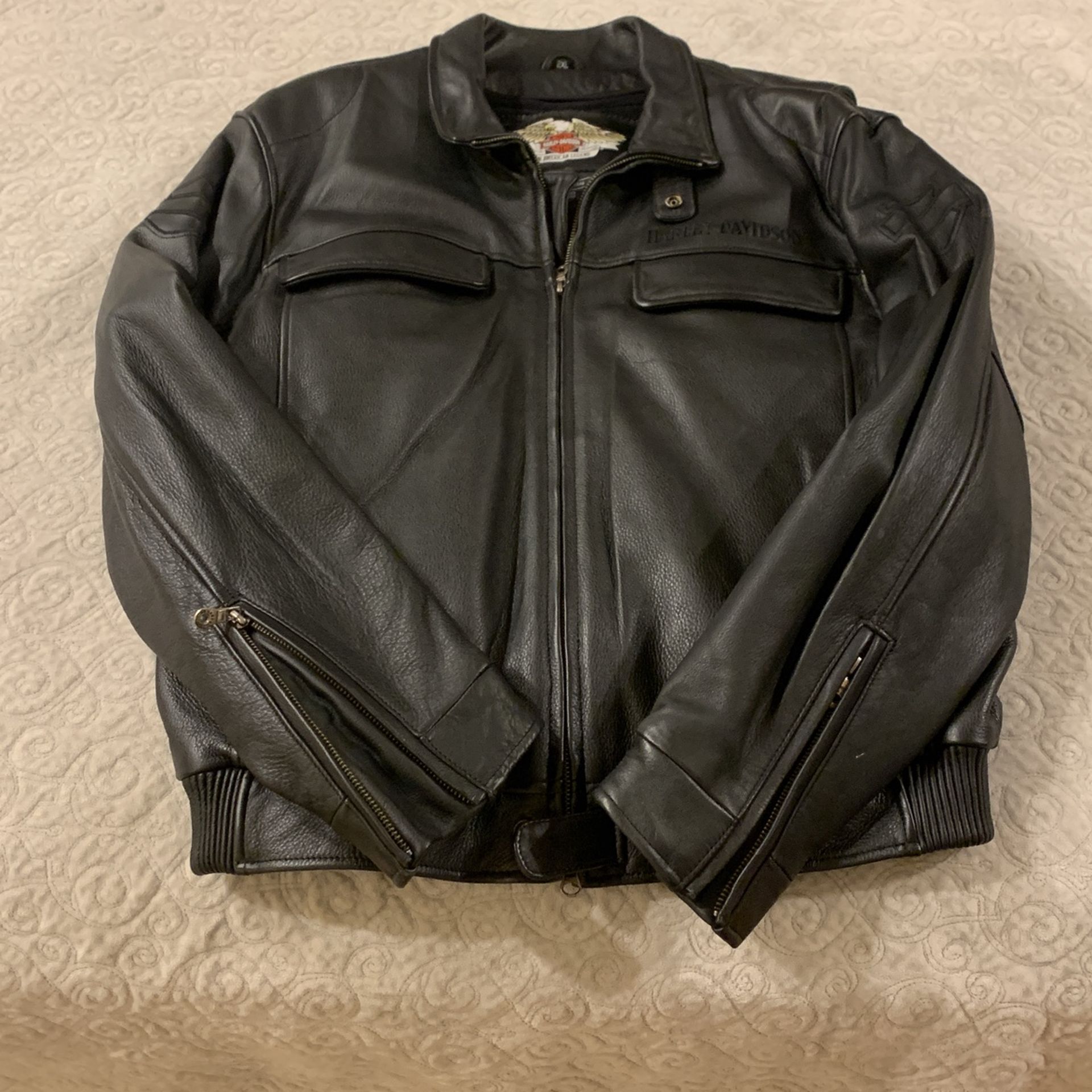 Harley Davidson Men’s 2x Leather Riding Jacket