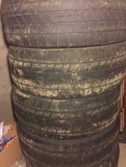 Four 275/55R20 Goodyear Eagles S2