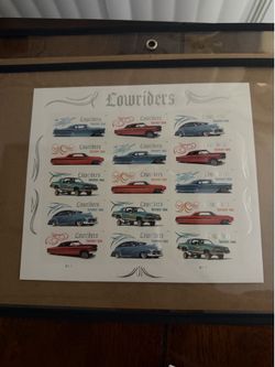 Lowrider Car Stamps