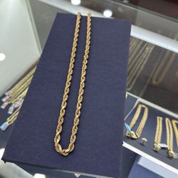 10k Gold Rope Chain
