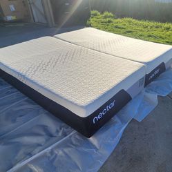 Nectar Premier Twin XL Mattresses + Adjustable Bases