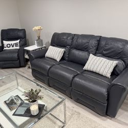 La-Z-boy Power Sofa And Recliner 