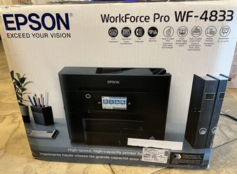 Epson Workforce Pro WF-4833 Wireless All-in-One Color Inkjet Printer