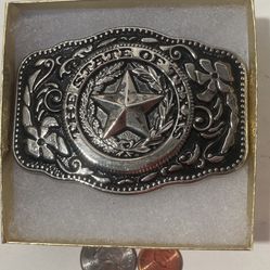 Vintage Belt Buckle The State Of Texas