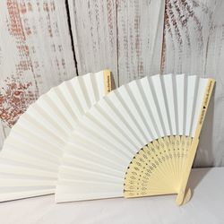 Personalized Engraved Hand Fans