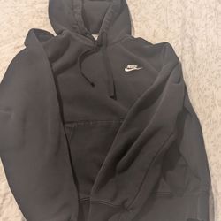 Nike Black Hoodie Small (S) | Classic Pullover Sweatshirt Fleece Sportswear