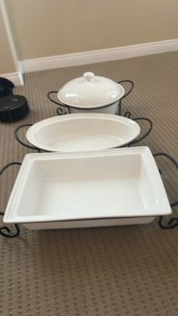 Casserole serving dishes set of 3