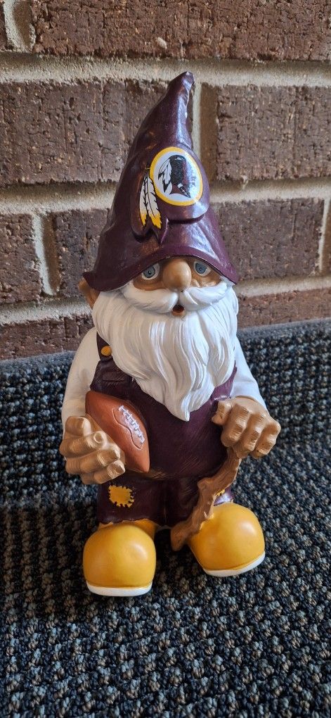 Redeskins Garden Gnome 11" Tall Forever Collectible